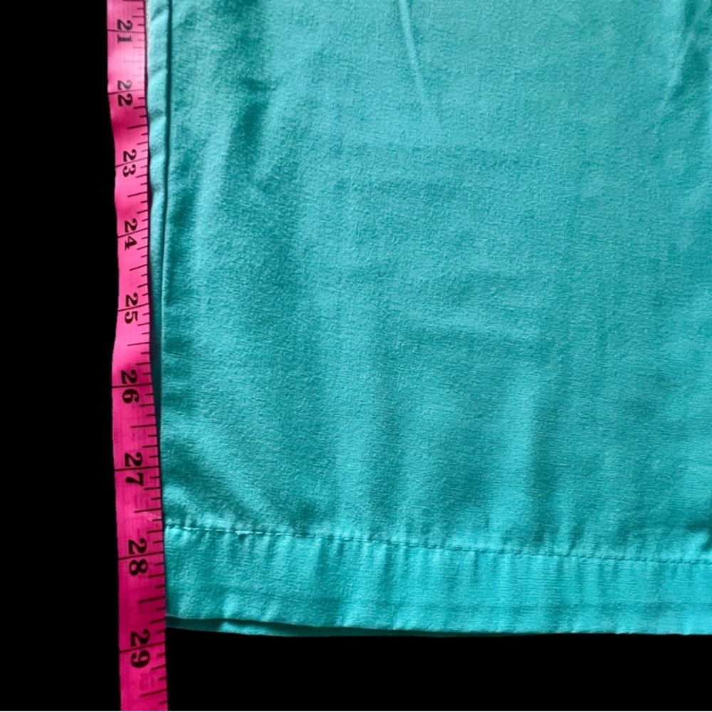 Landau Aqua or Pistachio Green Scrub Set Top Bottoms Size Medium - Picture 9 of 15